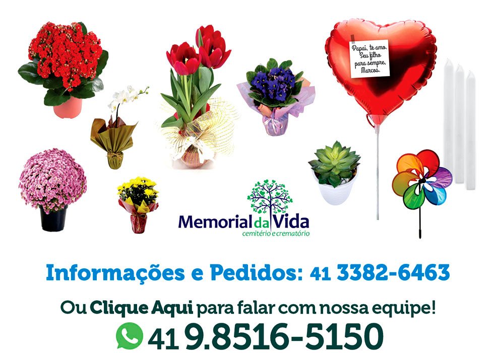 Faça sua homenagem a distância ou antecipe os pedidos de Finados